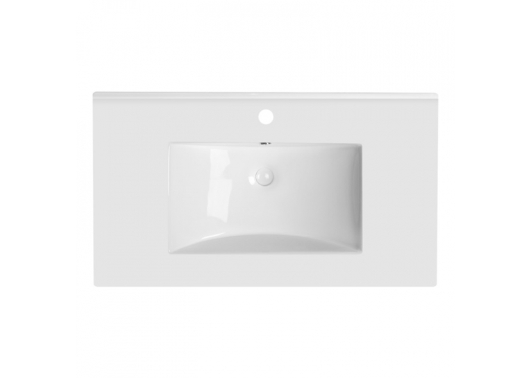  Раковина Qtap Albatross 80x46x18 White з донним клапаном QT01113080CW