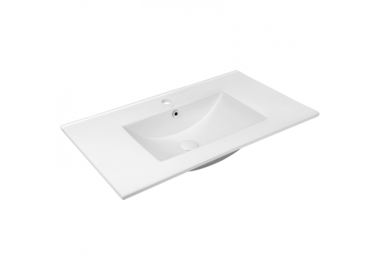  Раковина Qtap Albatross 80x46x18 White з донним клапаном QT01113080CW
