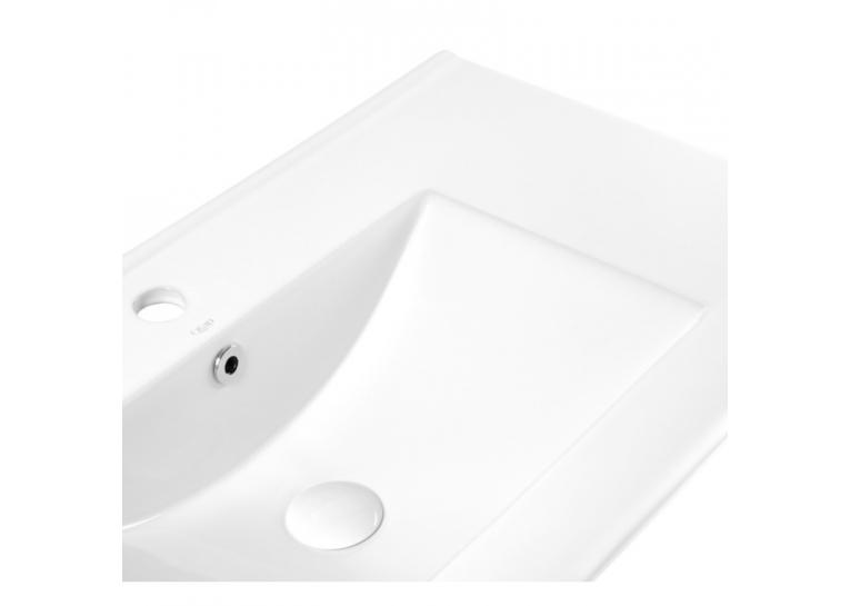  Раковина Qtap Albatross 80x46x18 White з донним клапаном QT01113080CW