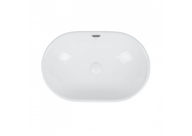  Раковина Qtap Leo 59x40x17 White з донним клапаном QT11114028W
