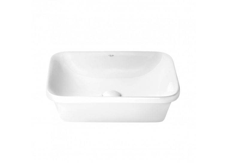 Раковина Qtap Scorpio 50x38x14,5 White с донным клапаном QT1411K490W
