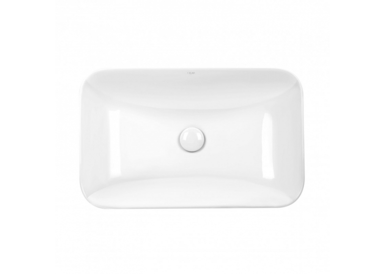 Раковина Qtap Scorpio 61x38x15 White с донным клапаном QT1411K491W