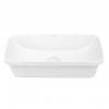 Раковина Qtap Scorpio 61x38x15 White с донным клапаном QT1411K491W