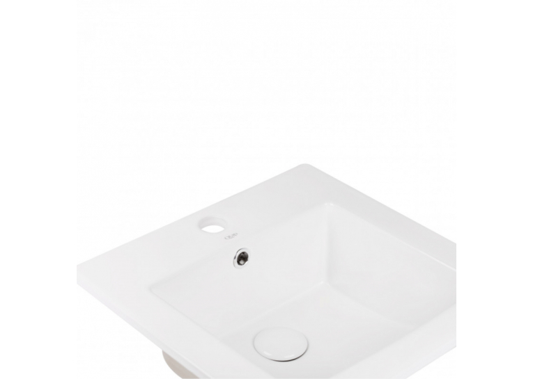 Раковина Qtap Stork 42x42x17 White з донним клапаном QT15116037W