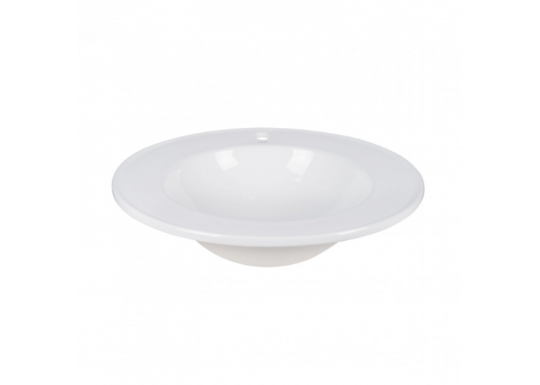  Раковина Qtap Stork 54,5x54,5x18 White з донним клапаном QT15116048W