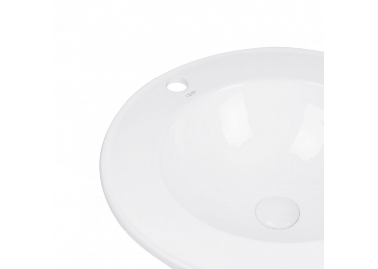  Раковина Qtap Stork 54,5x54,5x18 White з донним клапаном QT15116048W