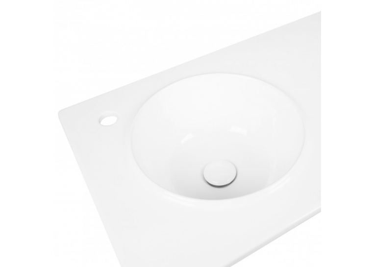  Раковина Qtap Virgo 80x46x30 White з донним клапаном QT1811FL8130ALLW