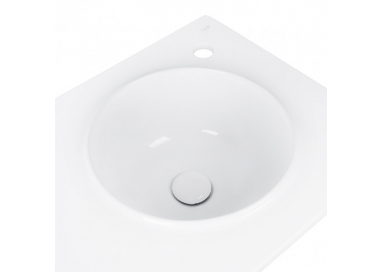 Раковина Qtap Virgo 80x46x30 White з донним клапаном QT1811FL8130ARRW