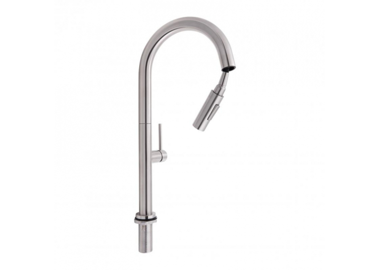 Смеситель для кухни Qtap Lenicka 9138103UN с выдвижным изливом