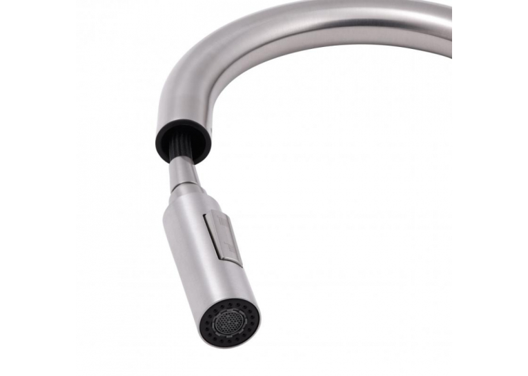 Смеситель для кухни Qtap Lenicka 9138103UN с выдвижным изливом