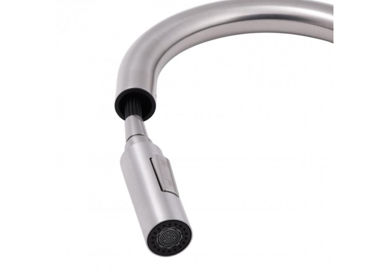 Смеситель для кухни Qtap Lenicka 9138103UN с выдвижным изливом