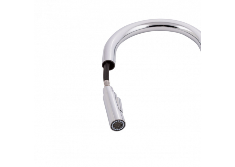 Смеситель для кухни Qtap Anicka 9136103UC с выдвижным изливом