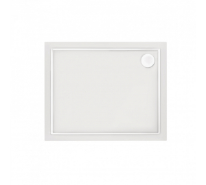 Душовий піддон Qtap Tern 301812C 100x80x12 см + сифон TERN301812C