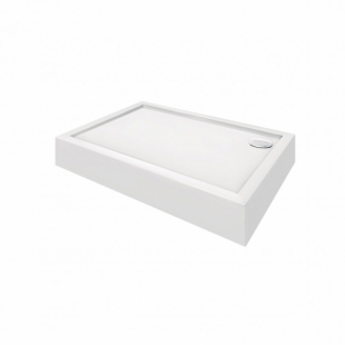 Душевой поддон Qtap Tern 301812W 100x80x12 см + сифон TERN301812W