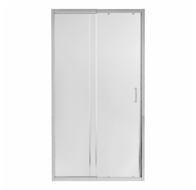 Душевая дверь в нишу Qtap Taurus CRM201-11.C6 97-108x185 см, стекло Clear 6 мм, покрытие CalcLess TAUCRM20111C6