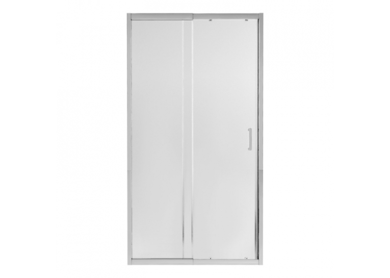 Душевая дверь в нишу Qtap Taurus CRM201-11.C6 97-108x185 см, стекло Clear 6 мм, покрытие CalcLess TAUCRM20111C6