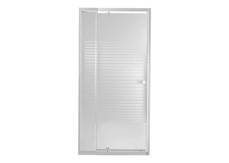 Душові двері в нішу Qtap Pisces WHI208-9.CP5 79-92х185 см, скло Pattern 5 мм PISWHI2089CP5