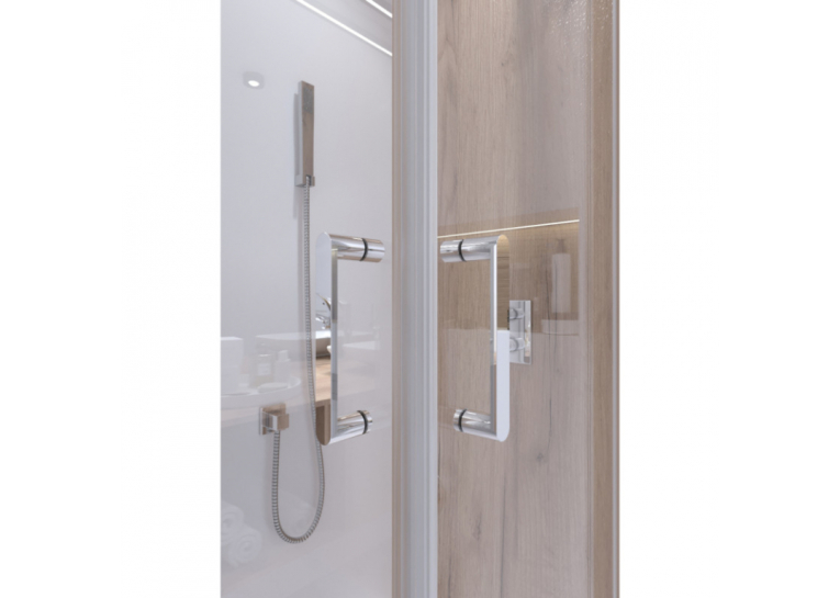 Душова кабіна Qtap Taurus CRM1099SC6 90х90, скло Clear 6 мм, без піддону TAUCRM1099SC6
