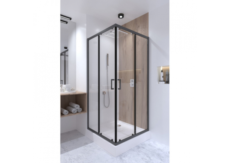  Душова кабіна Qtap Taurus BLA1099SC6 90х90, скло Clear 6 мм, без піддону TAUBLA1099SC6