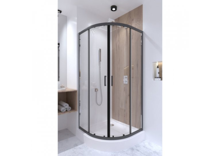  Душова кабіна Qtap Taurus BLA1099AC6 90х90, скло Clear 6 мм, без піддону TAUBLA1099AC6