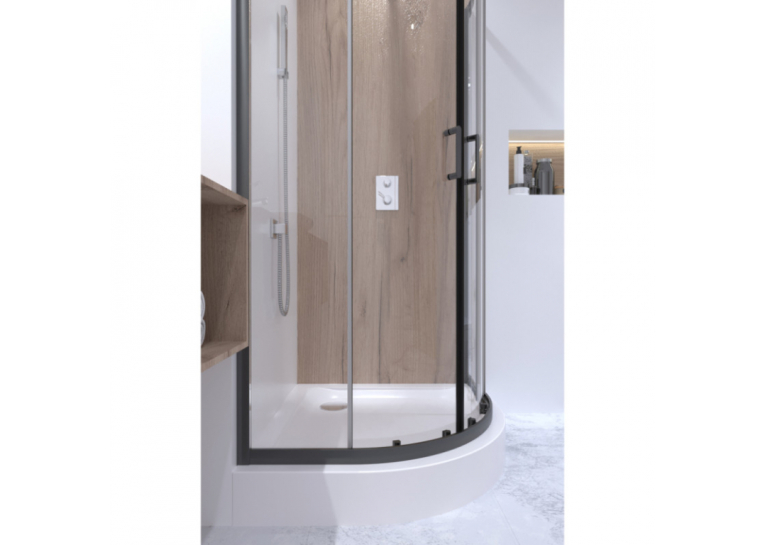  Душова кабіна Qtap Taurus BLA1099AC6 90х90, скло Clear 6 мм, без піддону TAUBLA1099AC6