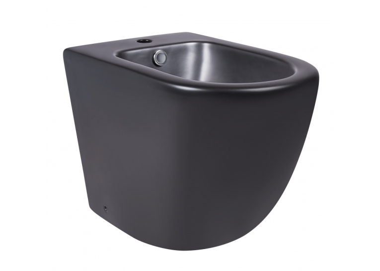  Біде підлогове Qtap Robin 565x360x405 Matt black QT13442141CMB