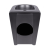  Біде підлогове Qtap Robin 565x360x405 Matt black QT13442141CMB