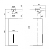  Дозатор для рідкого мила Qtap Liberty ANT 1152-1 QTLIBANT11521 33943