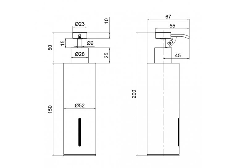  Дозатор для рідкого мила Qtap Liberty ANT 1152-1 QTLIBANT11521 33943