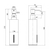 Дозатор для жидкого мыла Qtap Liberty BLM 1152-2 QTLIBBLM11522 33935