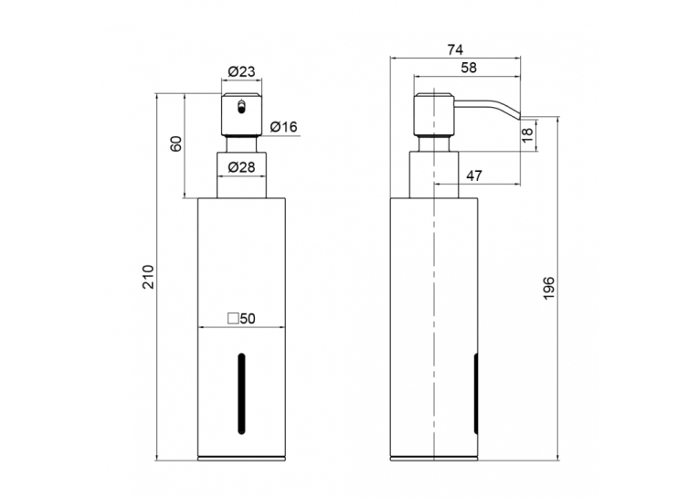 Дозатор для жидкого мыла Qtap Liberty BLM 1152-2 QTLIBBLM11522 33935