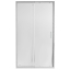 Душові двері в нішу Qtap Taurus CRM2012-13.C6 120-130x185 см, скло Clear 6 мм, покриття CalcLess TAUCRM201213C6