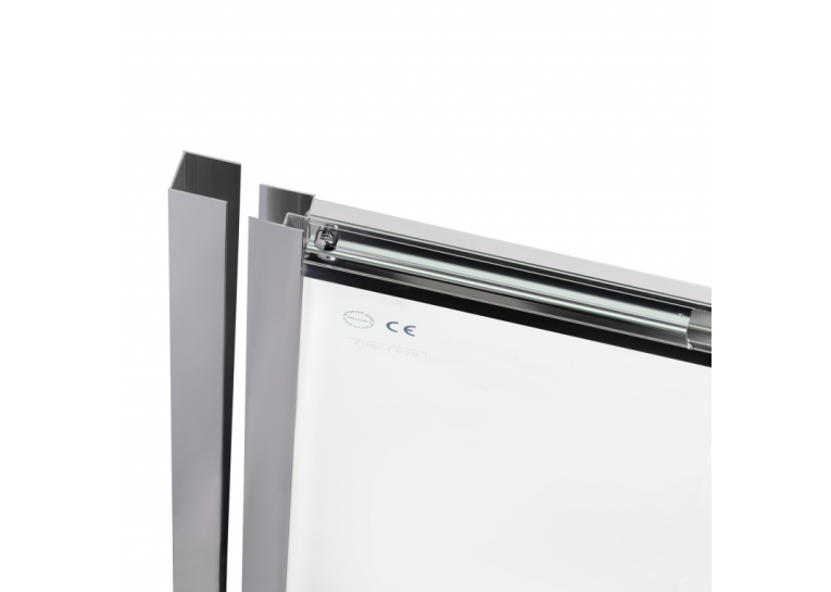  Душові двері в нішу Qtap Taurus CRM2012-13.C6 120-130x185 см, скло Clear 6 мм, покриття CalcLess TAUCRM201213C6
