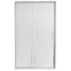Душевая дверь в нишу Qtap Taurus CRM2013-14.C6 130-140x185 см, стекло Clear 6 мм, покрытие CalcLess TAUCRM201314C6