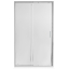 Душевая дверь в нишу Qtap Taurus CRM2013-14.C6 130-140x185 см, стекло Clear 6 мм, покрытие CalcLess TAUCRM201314C6
