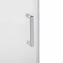 Душевая дверь в нишу Qtap Taurus CRM2013-14.C6 130-140x185 см, стекло Clear 6 мм, покрытие CalcLess TAUCRM201314C6