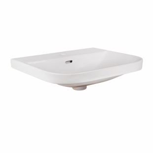 Раковина Qtap Stork 565х475х180 White с донным клапаном (QT1511L736W)