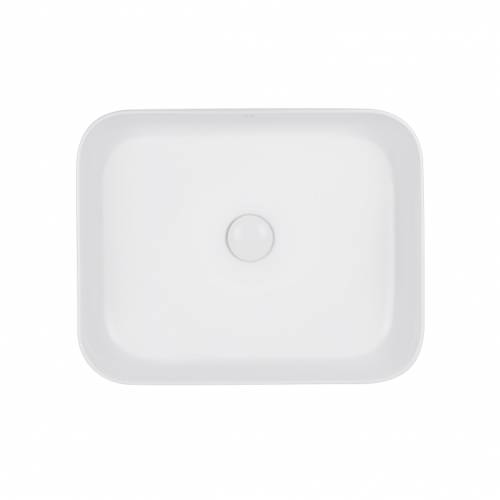Раковина-чаша Qtap Tern 500x390x140 White с донным клапаном (QT17112195W)
