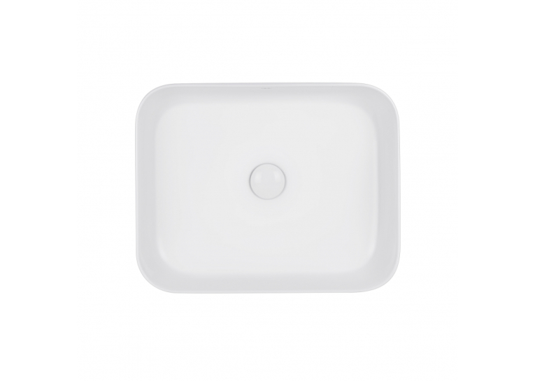 Раковина-чаша Qtap Tern 500x390x140 White с донным клапаном (QT17112195W)