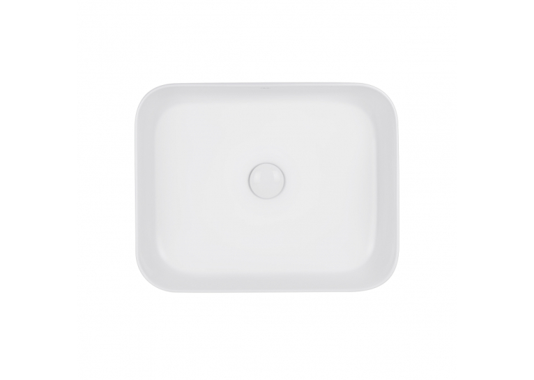 Раковина-чаша Qtap Tern 500x390x140 White с донным клапаном (QT17112195W)