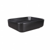 Раковина-чаша Qtap Tern 500x390x140 Matt black с донным клапаном (QT172195MBMB)
