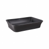 Раковина-чаша Qtap Virgo 490х350х110 Matt black с донным клапаном (QT18112261MBMB)