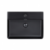  Раковина Qtap Nando LT 600х420х120 Matt black з донним клапаном (QT12112173MBMB)