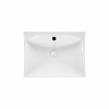  Раковина підвісна моноблок Qtap Presto 600х450х405mm White з донним клапаном (QT2411G822W)