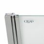 Штора на ванну Qtap Standard CRM407513APL стекло Pear 6 мм, 75х130 см, левая STDCRM407513APL
