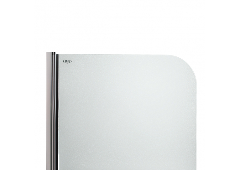  Штора на ванну Qtap Standard CRM407513APL скло Pear 6 мм, 75х130 см, ліва STDCRM407513APL