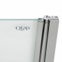 Штора на ванну Qtap Standard CRM407513APR стекло Pear 6 мм, 75х130 см, правая STDCRM407513APR