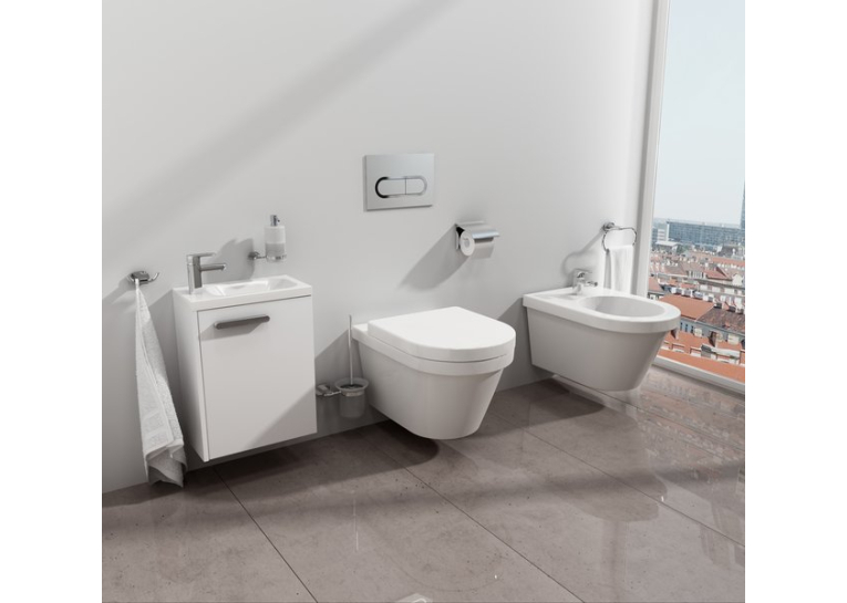 Тумба для раковини Ravak SD CHROME 400, 40 см, без дверцят, білий глянець, X000000538