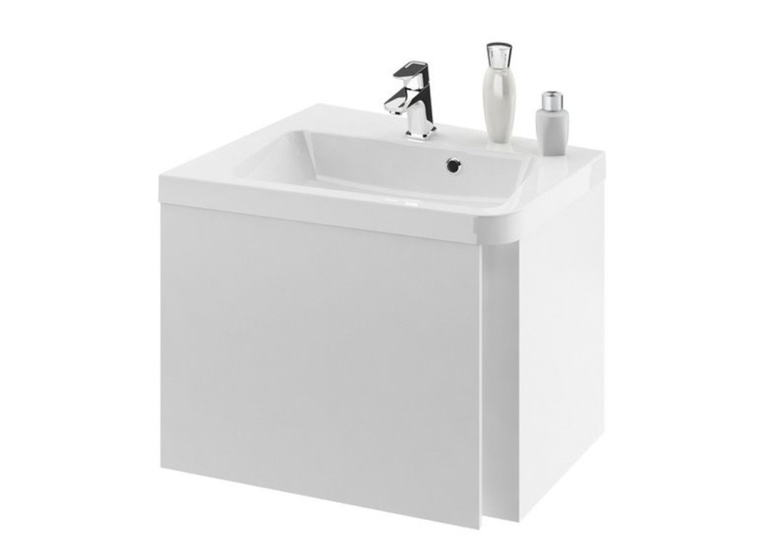  Шафка під кутовий умивальник Ravak SD 10° 550 L білий, X000000739