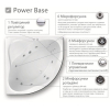  Гідромасажна система Ravak Power Base, хром, PB0001
